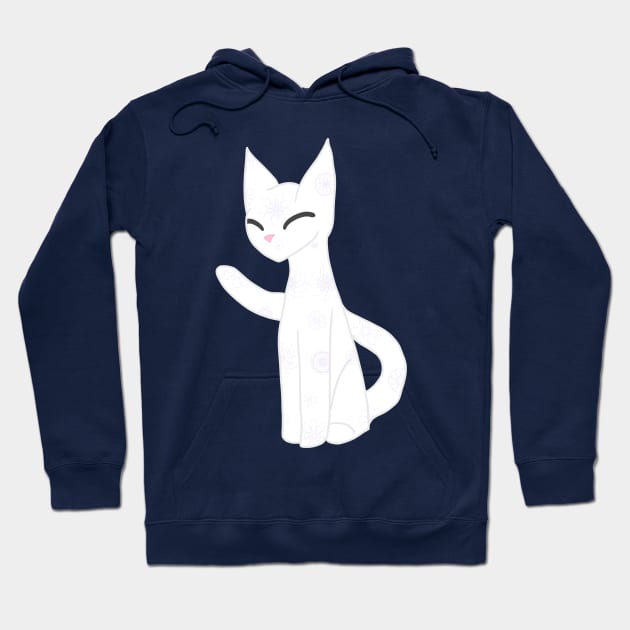 The Owl House Inspired White Cat Design Hoodie by nhitori